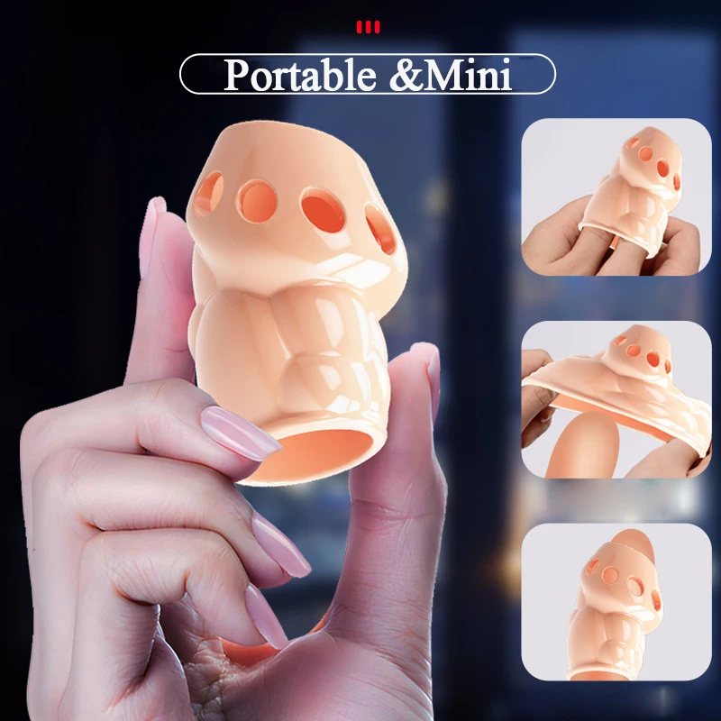 Portable Cock Ring Penis Enlargement Foreskin Corrector Rings Mini Penis Sleeve Delay Ejaculation Sex Toys for Men