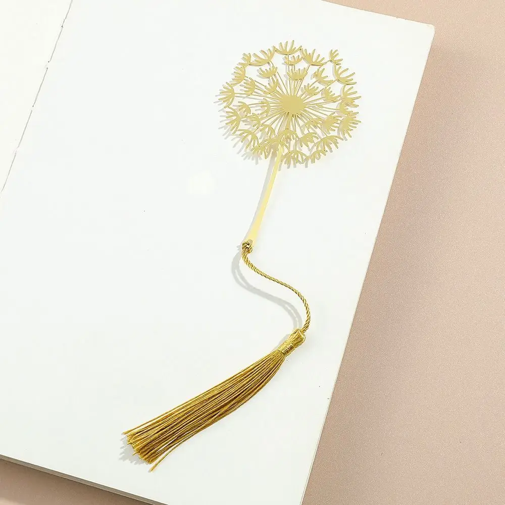 الهندباء زهرة ورقة النمط الصيني المرجعية الجوف شرابة عباد الشمس مشبك كتب القرطاسية القراءة هدية كتاب علامات