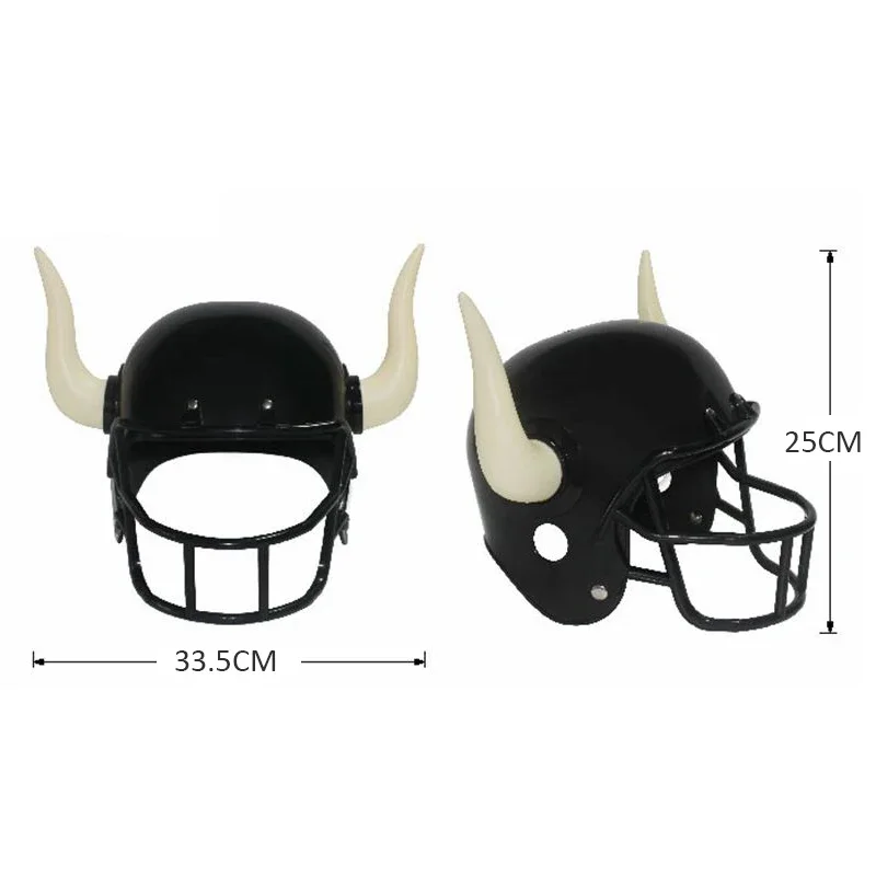 Rugby Helmet Ornaments American Football Team Collection Souvenirs Simulation Rugby Equipment Cap Kids Party Performance Props