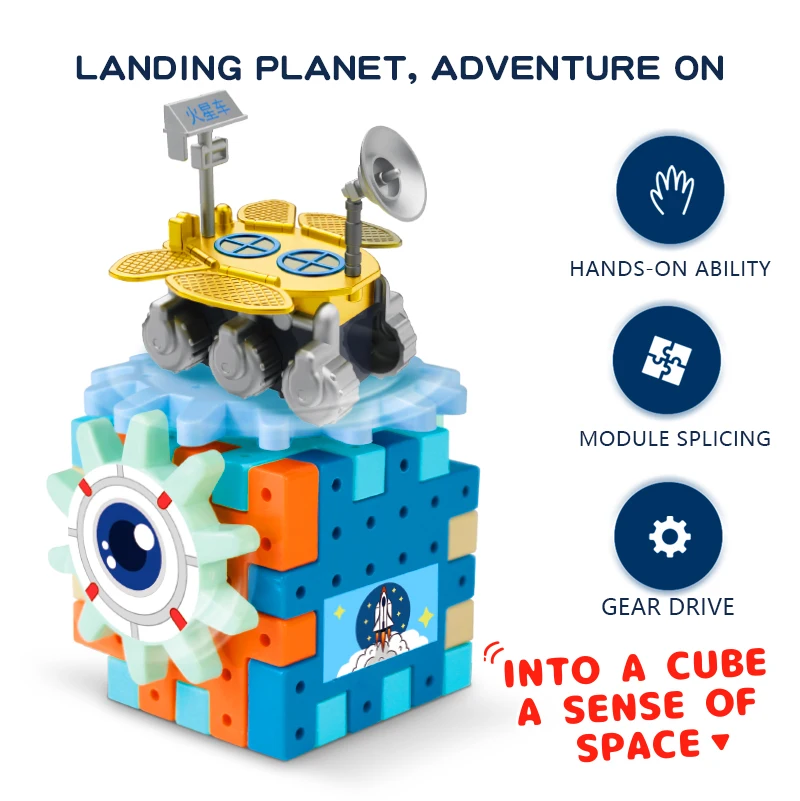 Klocki konstrukcyjne z dużymi cząsteczkami Dinozaur Wiatrak Gear Klocki konstrukcyjne Plac zabaw 2 w 1 Elektryczne nauki i edukacje dla dzieci