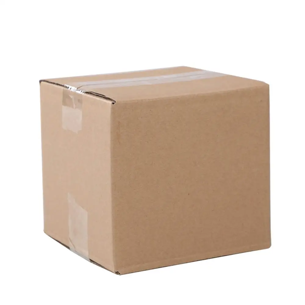 100 Yellow Corrugated Paper Boxes 6x6x6 inches (15.2x15.2x15.2 cm) - Perfect for Shipping & Packaging