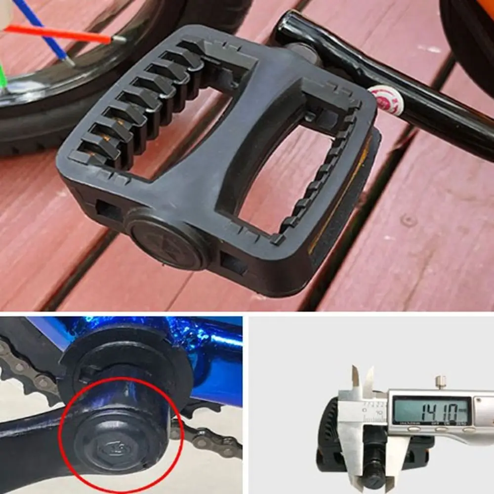4 Colors 12.4/13.7/14.1mm Children's Bicycle Pedals Anti-Slip Ultralight Foot Pedal Universal Bike