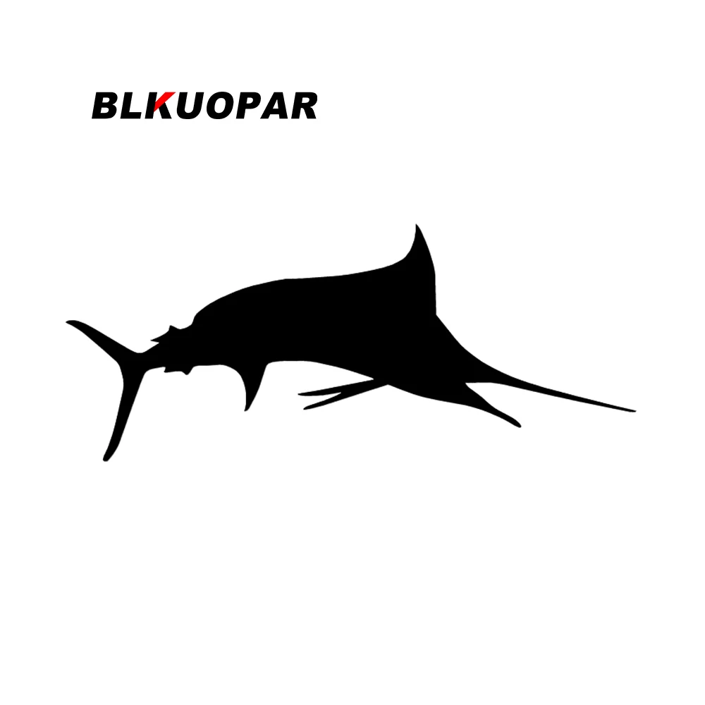 BLKUOPAR Marlin Swordfish Fish Car Sticker Waterproof Scratch-Proof Creative Graphics Fashionable Personality Car Door Protector