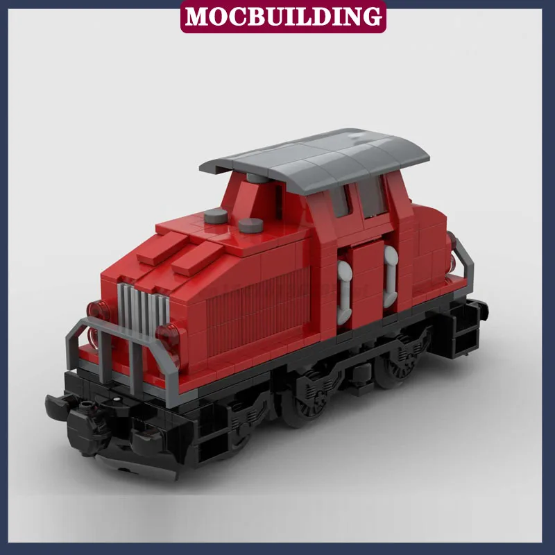 MOC Town City Train 500 C Blue Model Assembly Building Block Transport Vehicle Collection Toy Gifts