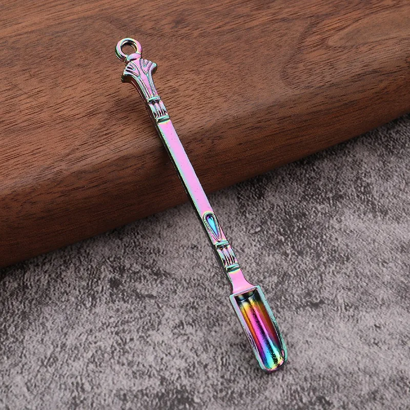 6/1Pcs Metal Mini Shovel Spoon Medicine Spoon Micro Debugging Shovel Dessert Salt Teaspoon Mini Powder Spoon Kitchen Accessories