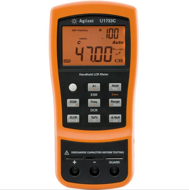 Mew Handheld LCR Meter Keysight U1733C/U1732C/U1731C/U1733P 100Hz/120Hz/1kHz/10kHz/100kHz bridge meter