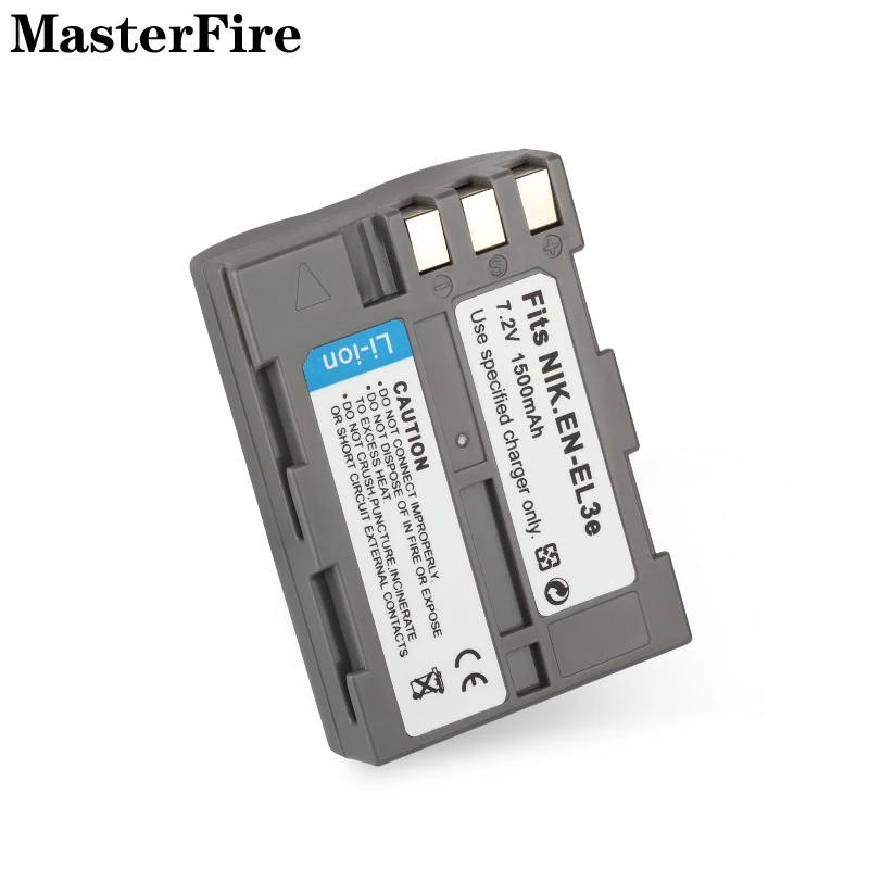 2-10PCS EN-EL3e EN EL3e 7.2V 1500mah Replacement Battery for Nikon D300S, D90, D700, D300, D80, D70, D200, D50, D70S, D90S Cell
