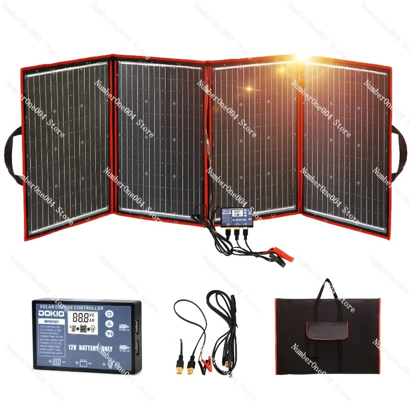 Applicable to 220W Flexible Foldable Solar Panel Come With 12V 20A Charge Controller