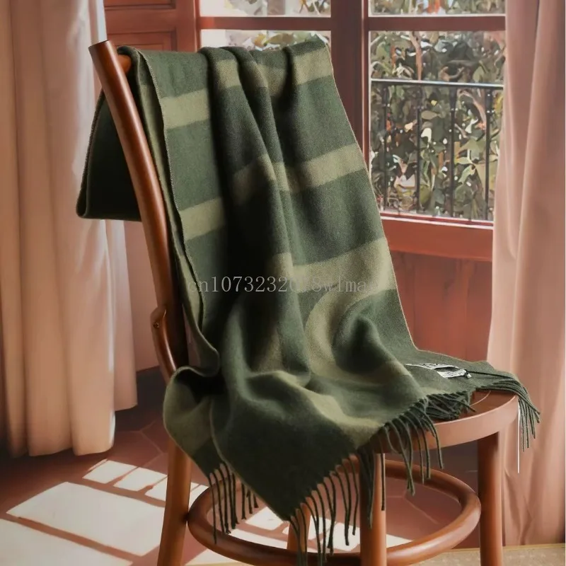 المرأة 100% وشاح من الصوف الفاخرة الشتاء الباشمينا شالات سميكة الدافئة بطانية يلتف مع شرابة الإناث رسالة الرقبة وشاح الكشمير