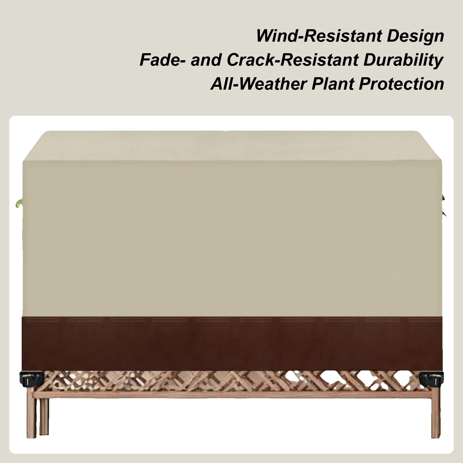 

Raised Bed Plant Cover Frost Protecting Outdoor Plant Box Cover For Tomato Flowers Strawberry Blueberry Vegetables Fruits