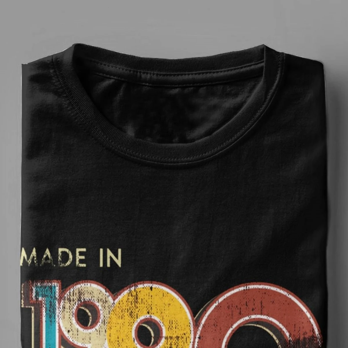 Made In 1980 40th Birthday T Shirt Father Clothing Men\'s Vintage Tshirts Pure Cotton Retro Unique T-Shirts Harajuku 3D Shirt