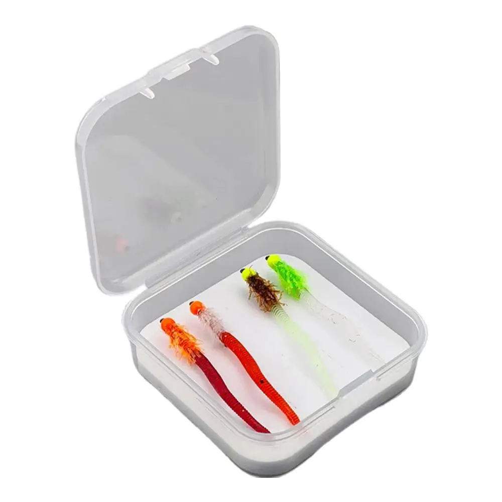 Luminous Simulated Earthworms Bait Glowing Soft Worms Fishing Lures Fly Fishing Flies Hook For Rainbow Trout Creek Trout Catfish view 6
