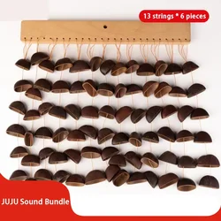 JUJU Sound Bundle Nut Shell Hand Bells Outdoor Meditation Chimes Yoga Sound Healing Tambourine Accompany Percussion Instruments