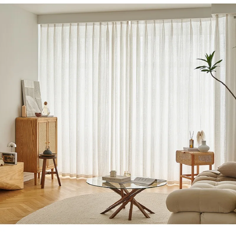 

Japan Linen stripe curtain yarn For Living Room white bedroom curtain Drapes For Bedroom Kitchen curtains kids curtain Yoga Room