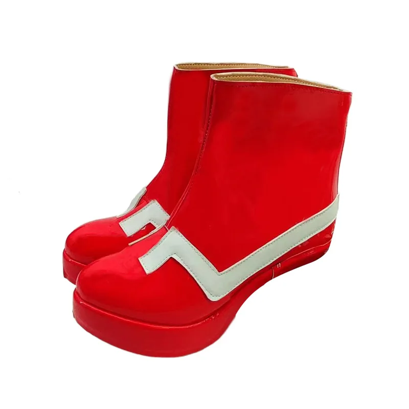 Anime DARLING in the FRANXX Cosplay Shoes Anime Red Short Boots Cosplay Costume Prop Shoes for Con Halloween Party