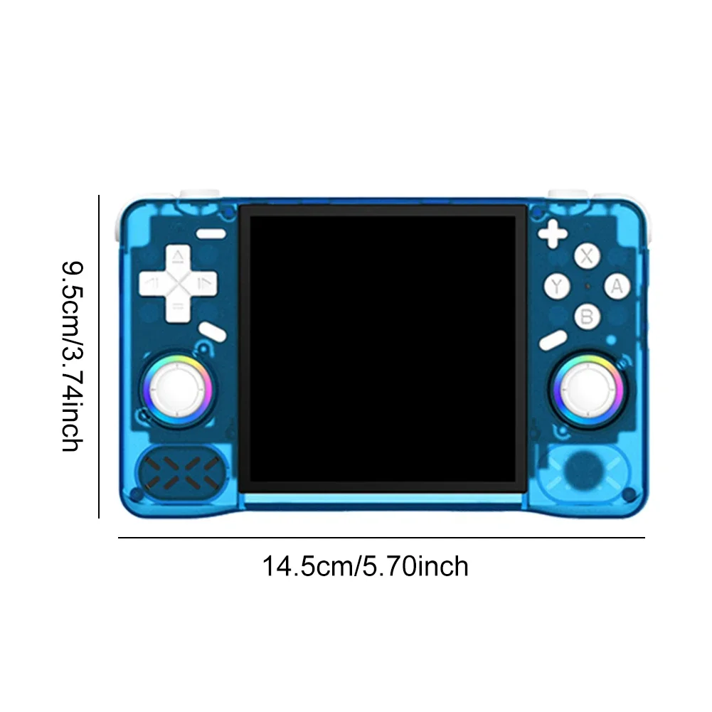

Mini Video Player 4.0， IPS Screen Portable Wifi Pocket Game Player Glowing Rocker Electronic Gaming Console for Outdoor Travel