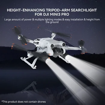 Landing gear Lipo lithium battery flashlight searchlight night light dji mini 3 pro drone accessories