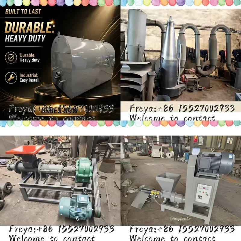 Budget Complete Charcoal Production Line Wear Resistant Spare Parts Easy Maintenance Machinery