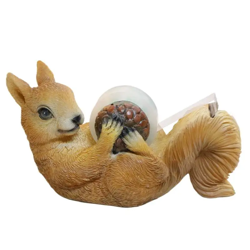 

Tape Dispenser Cute Squirrel Desktop Tape Dispenser Fun Tape Dispenser Resin Tape Desk Dispenser For Women Men Adult Coworkers