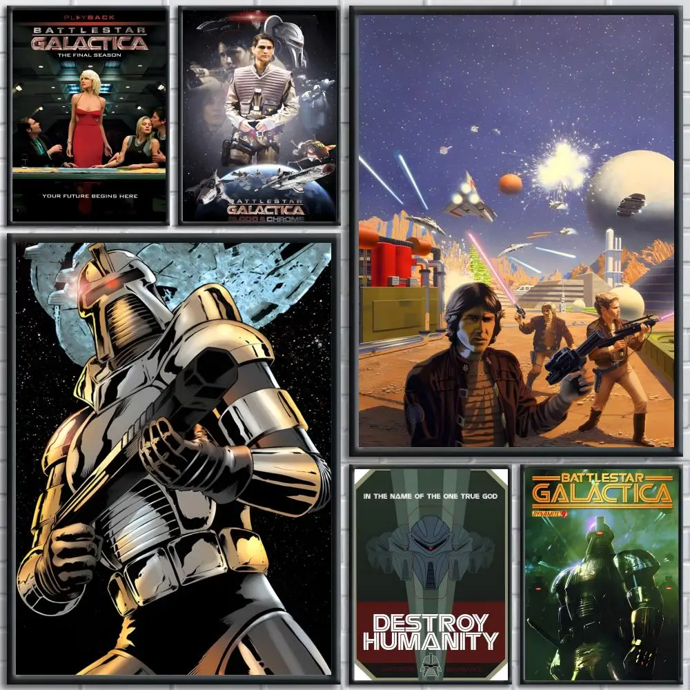 Fiction Movie B-Battlestar Galactica Razor Poster Painting Prints Wall Art Picture Film Room Home Bar Cafe Decor Home  Mural