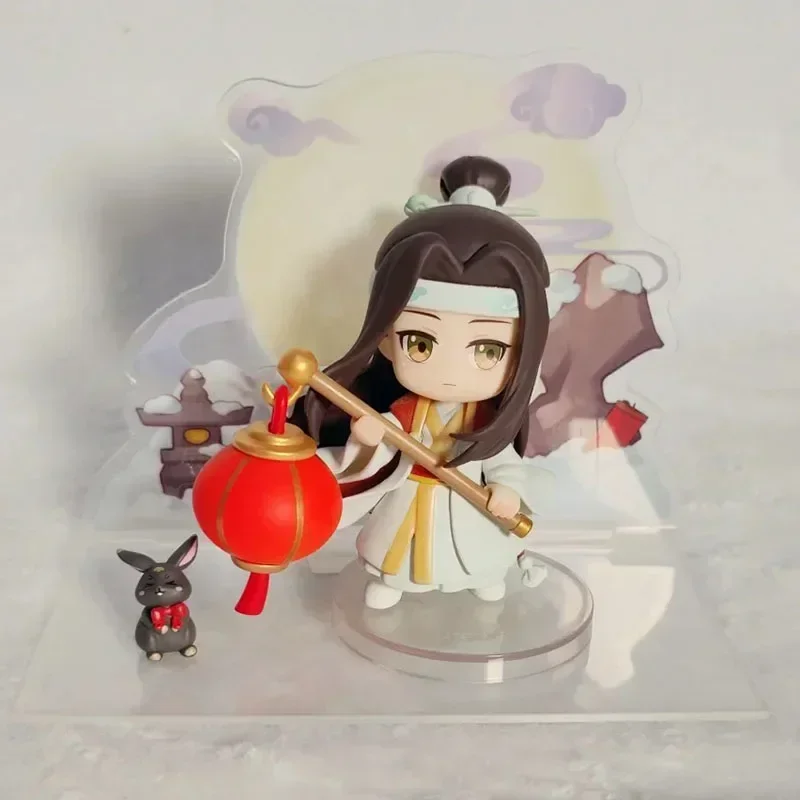 Patriarca di Magic Dao Figure Q-version Wei Wuxian Wangji Kawaii Anime Figure Model Doll Collection Toys Ornament regali di capodanno