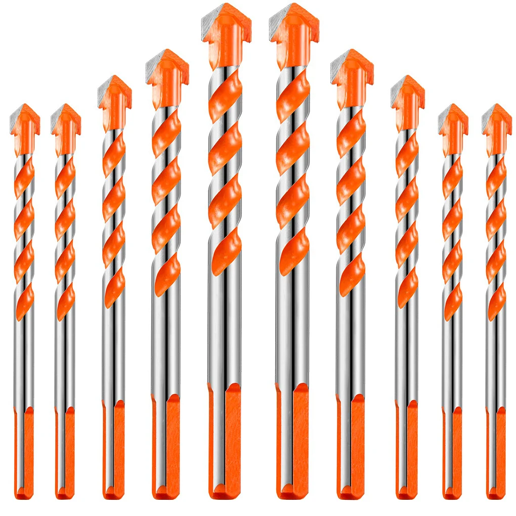 

10pcs/set Drill Bits Electric Drill Bits Woodworking Twisted Drilling Tips Hand Craft Tool Accessories