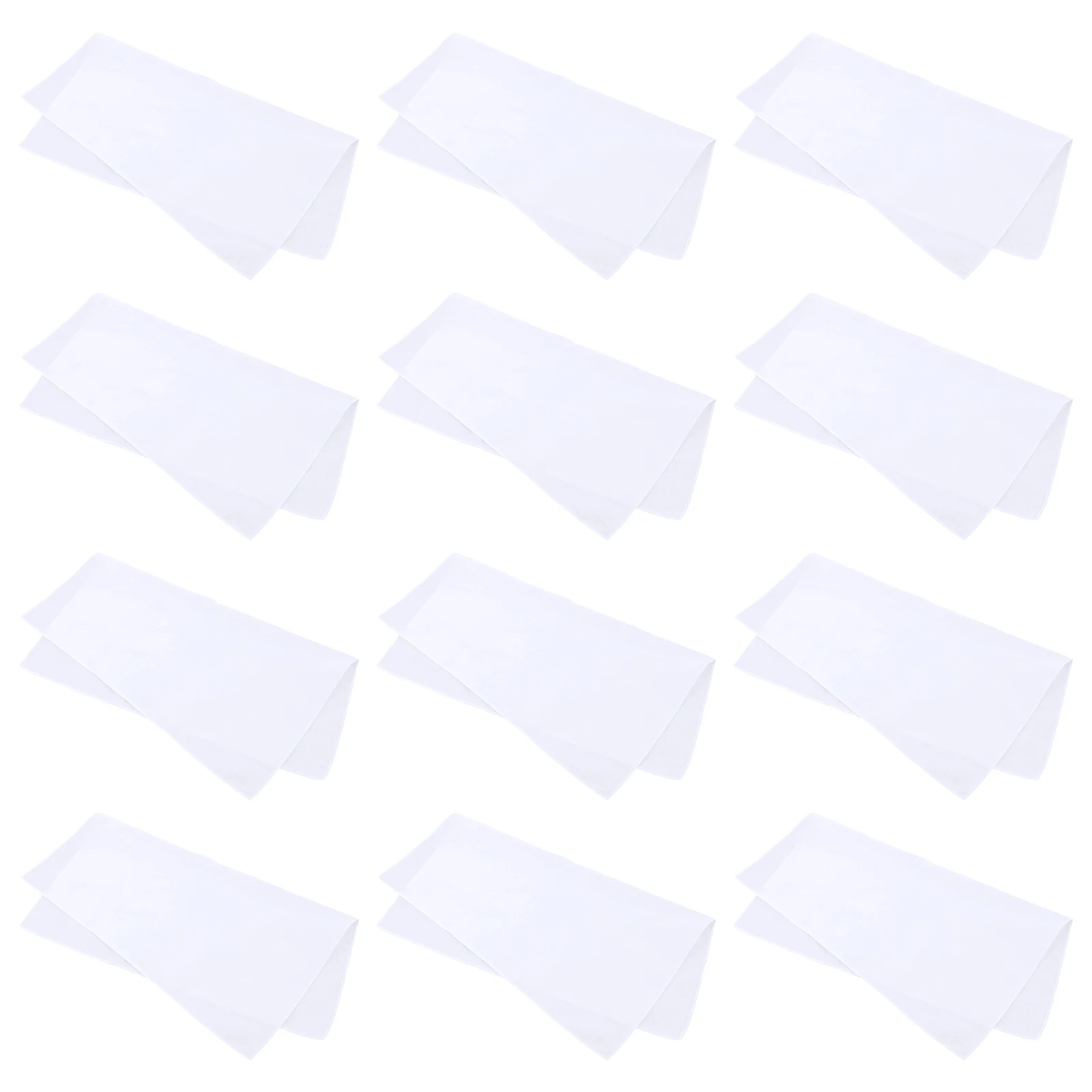 

12 Pcs Handkerchiefs Pure White Square Towels for Square Towel For Painting Painting Graffiti Lightweight Durable Gifts