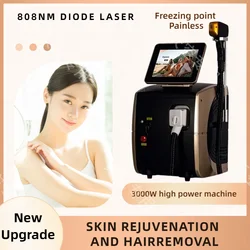 2024 Portable 808 3wave Diode Laser Permanent Hair Remove Fast Depilation Painfree Follicle Penetration Skin Rejuvenation Device