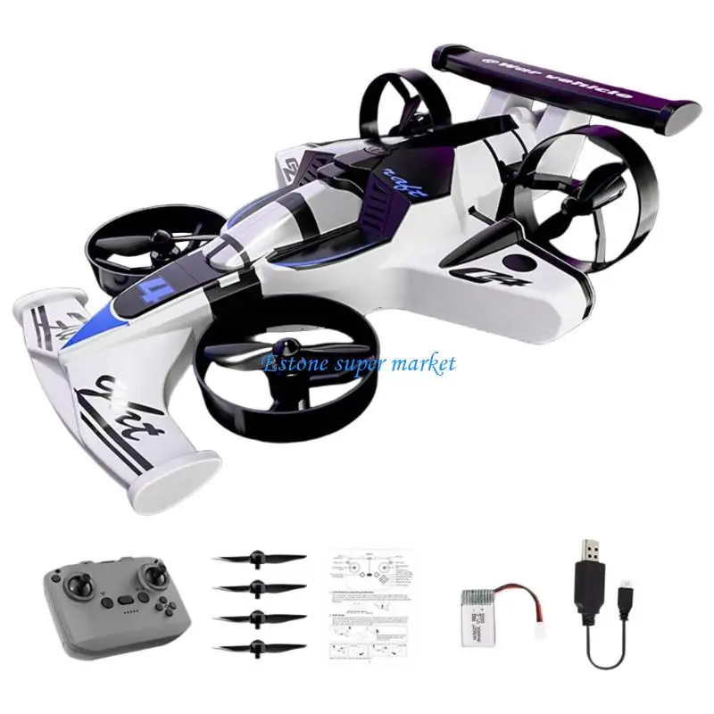 090B Double Mode Remote Control Flying Car with Ground Drifting Feature for Adult Children Easy Operations Vehicle Toy