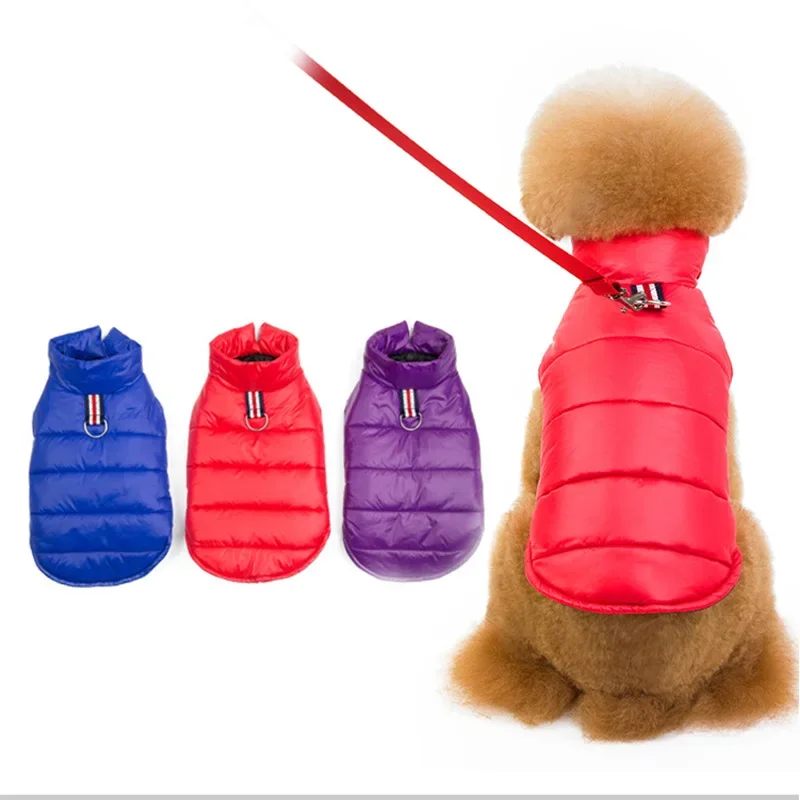 Pet Cotton Coat Autumn and Winter New Dog Cotton Coat British Foreign Trade Multi Color Dog Cotton Coat