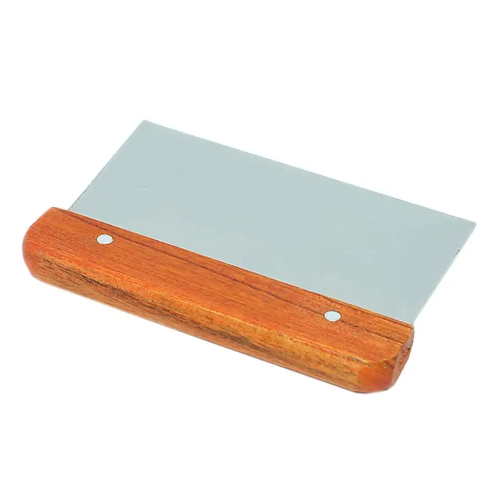 Hardwood Handle Stainless Steel Straight Wax Vegetable Soap Cutter