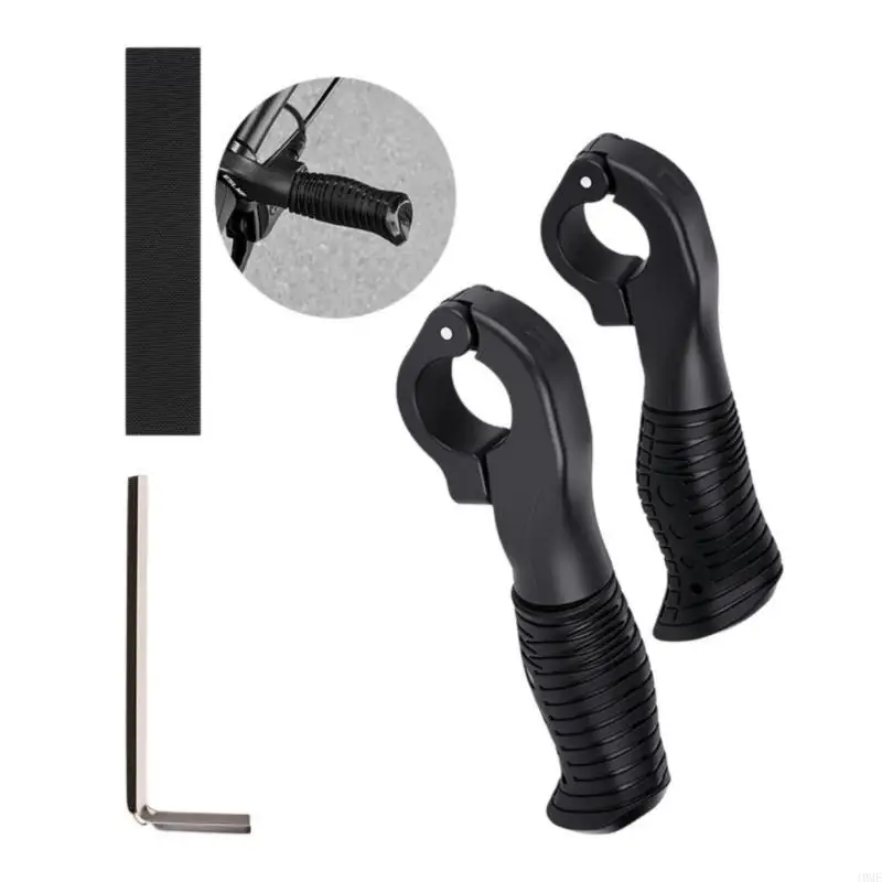 

Mountain Bike Deputy Handle Soft Rubber Grip Nonslip Handle Bar Ends Grips JOME