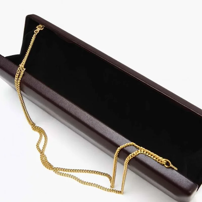 حقيبة يد نسائية بتصميم علامة تجارية فاخرة تحت الإبط 2026 حقيبة يد بسلسلة عصرية جديدة حقيبة سهرة #4