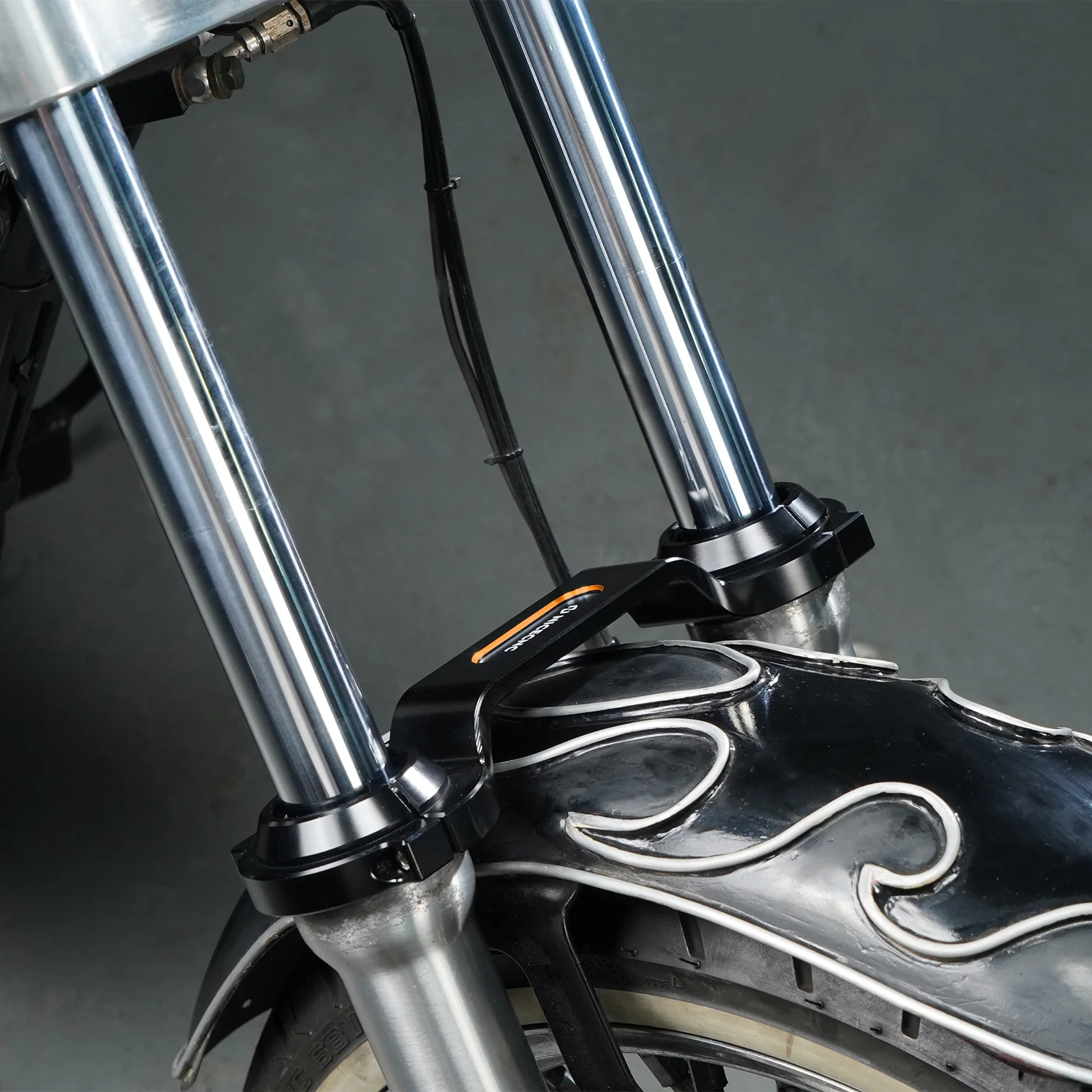 NICECNC Vorderradgabelstrebe für Harley Sportster Iron 883 XL883N 1200 XL1200NS Sportster 883 XL883L Sportster 1200 XL1200C Dyna Low – Detail 8