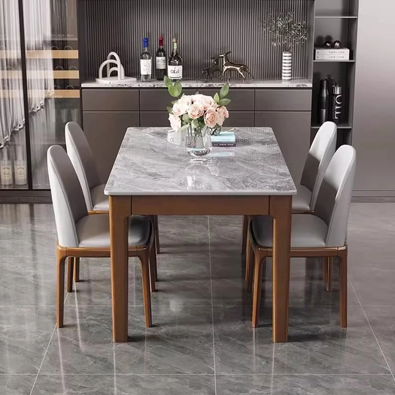 

Design Japanese Dining Tables Wooden Square Brown Luxury Dining Tables Dinette Modern Mesas De Restaurante Home Furniture