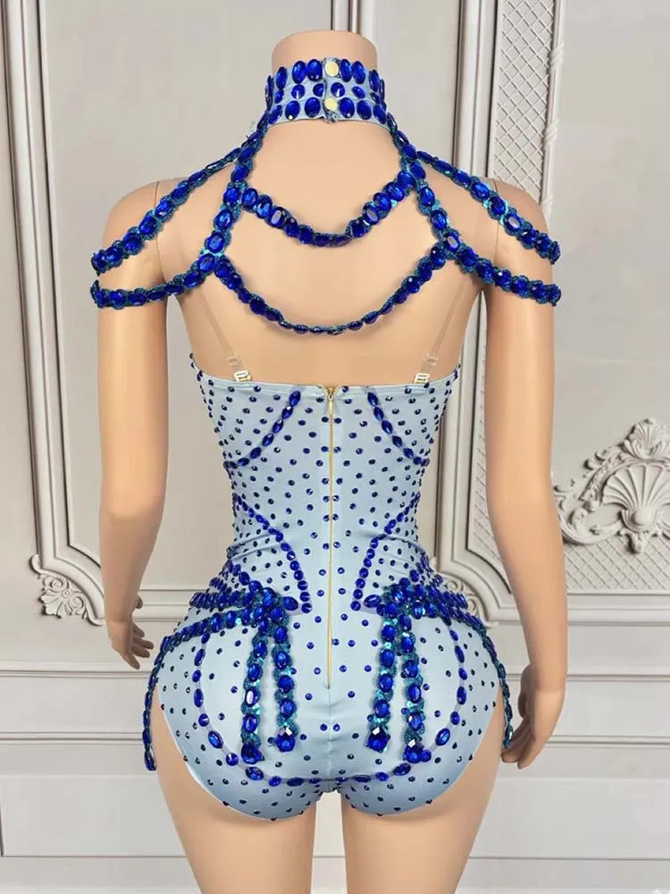 جودة عالية الساخن ختم ملصق مثير معلقة الرقبة بذلة مرنة 2025 موضة جديدة مخصصة الملابس النسائية