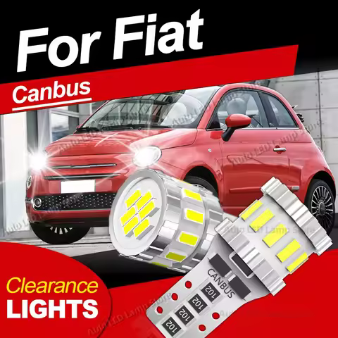 2Pcs T10 LED Bulbs Car Parking Clearance Lights For Fiat Bravo 500 500L 500X Punto Panda Croma Tipo Qubo Fiorino Doblo Idea Line