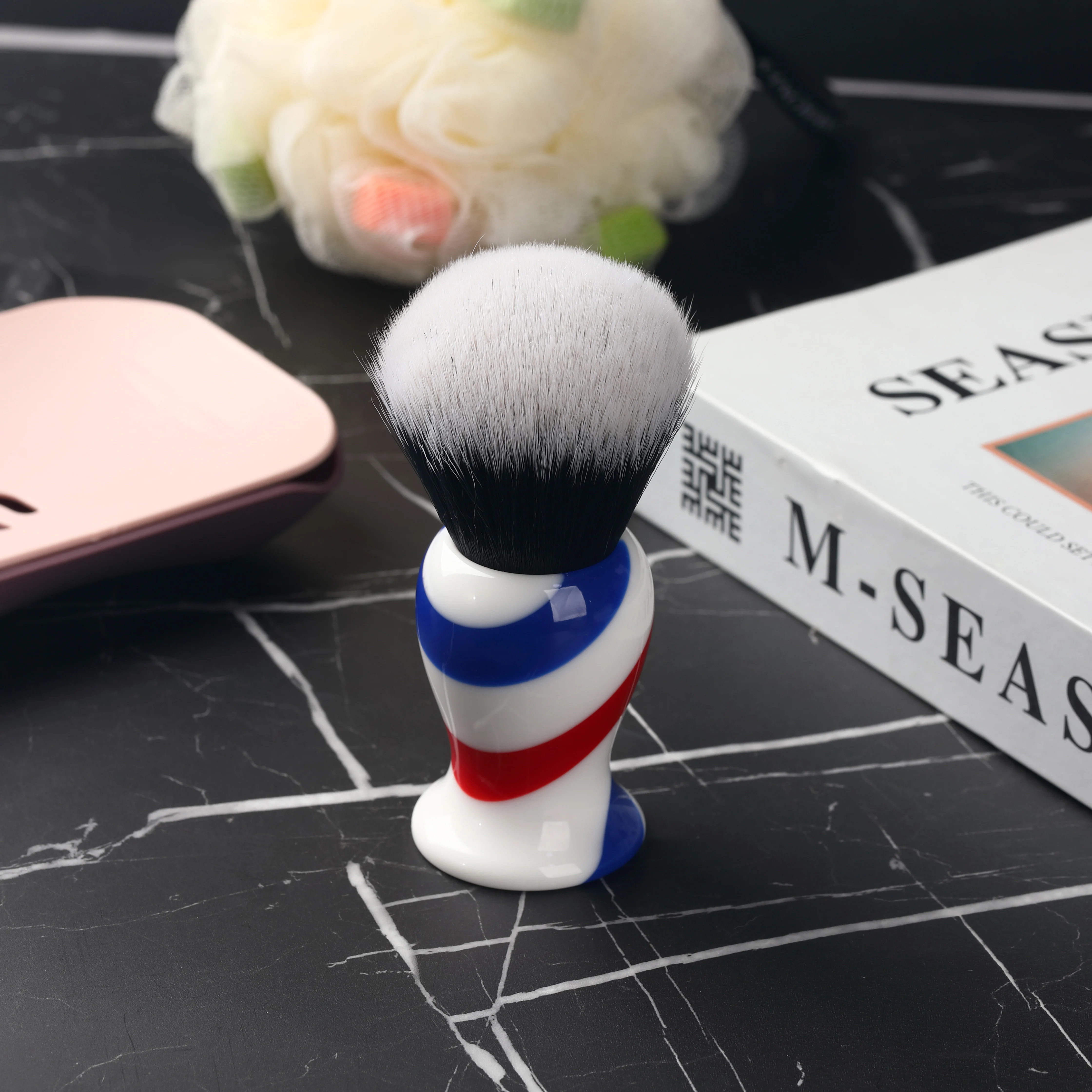 Yaqi 30MM Monster Barber Pole Color Shaving Brushes