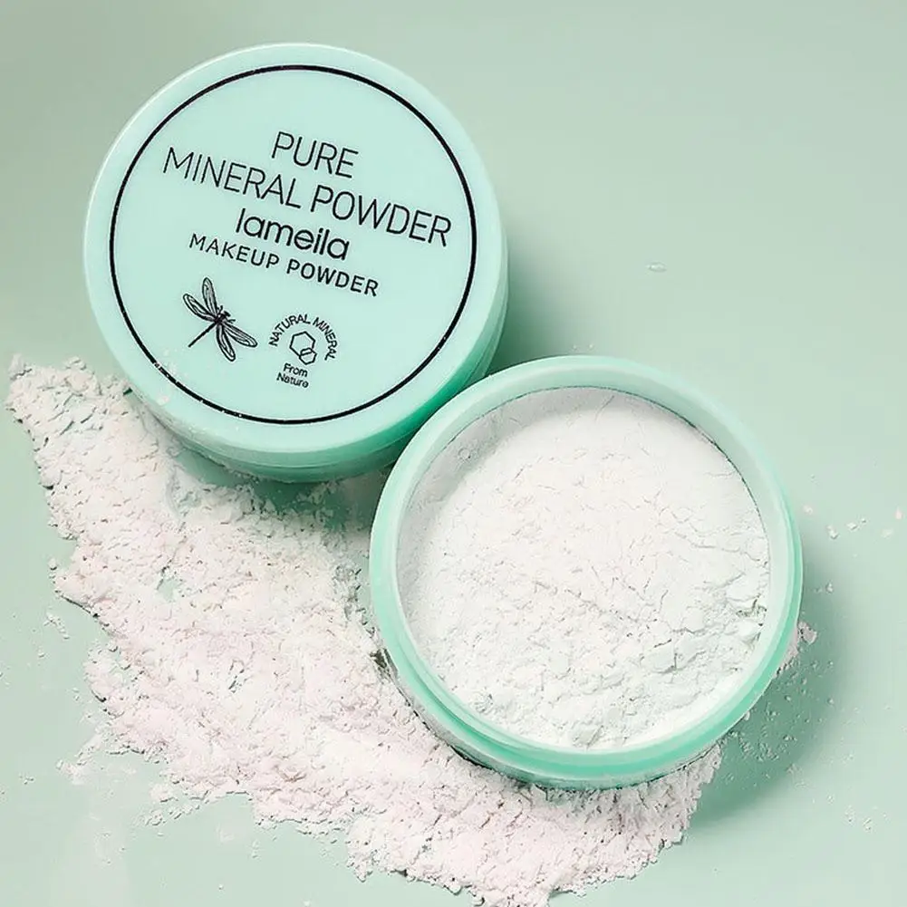 Mineralisches Loses Puder, Mattierendes Transparentes Fixierpuder für Ölige Haut, Ölkontrolle, Weiches Mattes Finish Gesichts-Losepuder – Detail 15