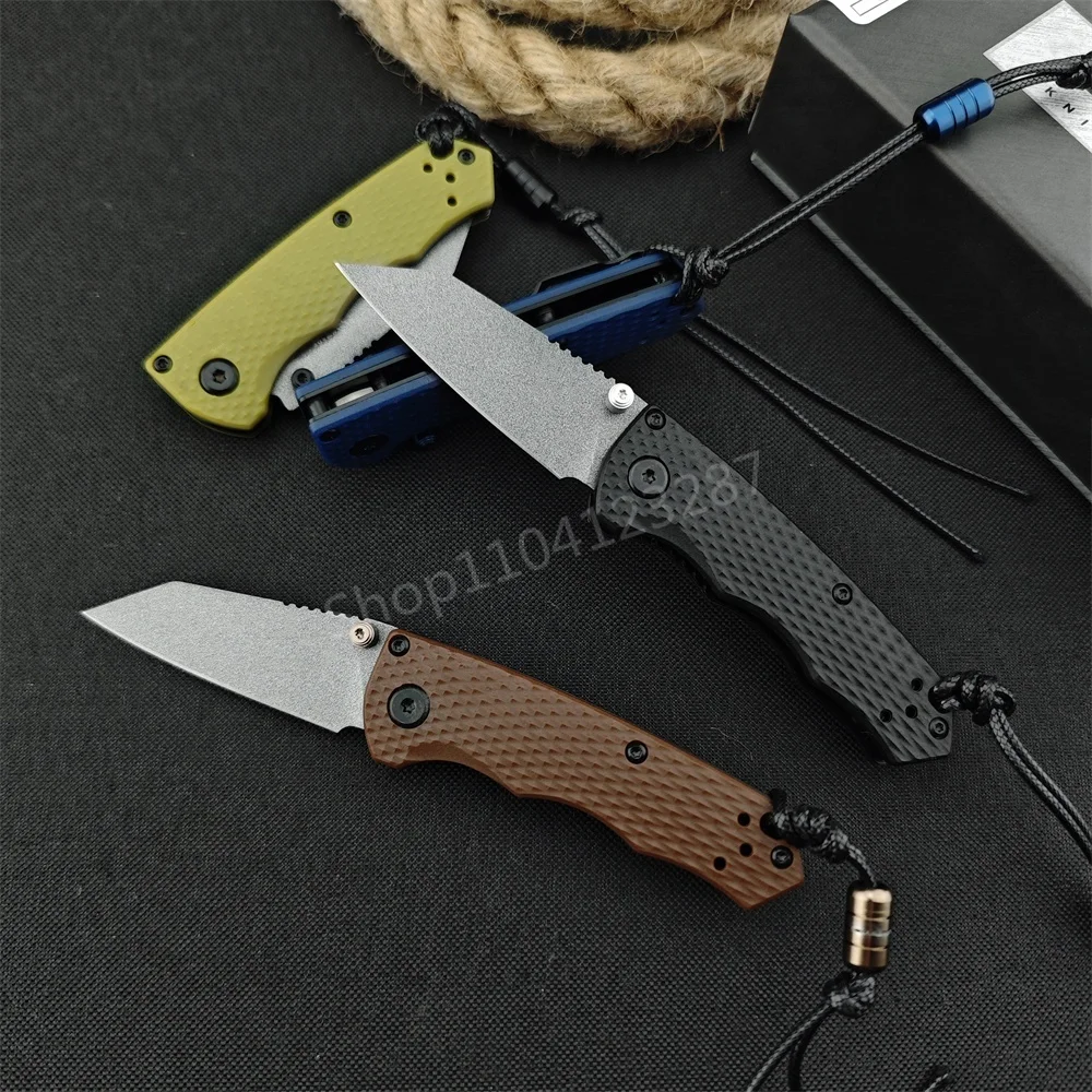 NEW Folding Knife BM 290 Aviation Aluminum Handle M4 Steel Blade High Quality Outdoor EDC Survival Camping Hiking Tools