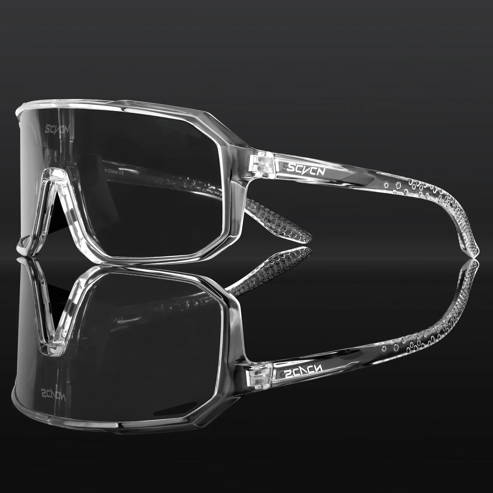 SCVCN Cycl Photochromic Sports Sunglasses 5