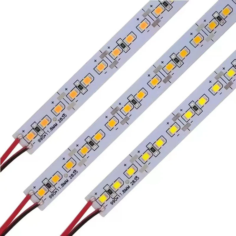 10 pz 25cm 50cm 12V 24V 2835 LED Hard Strip 144 led/m 3000k bianco naturale 4000k 4500k bianco 6000k 6500k armadietto per gioielleria