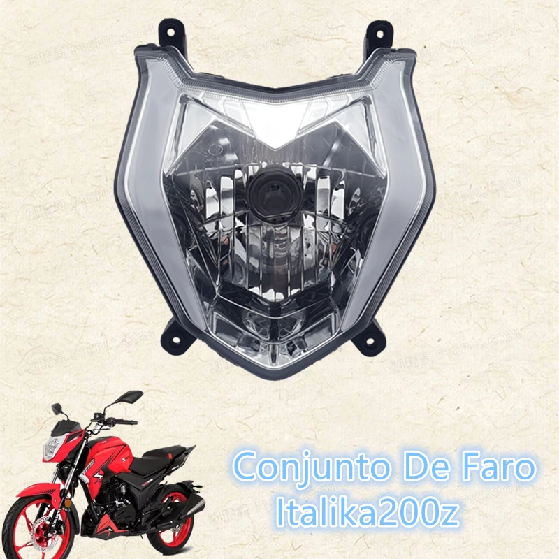 Motorcycle headlight assembly Italika 200Z Original parts (f09010122)