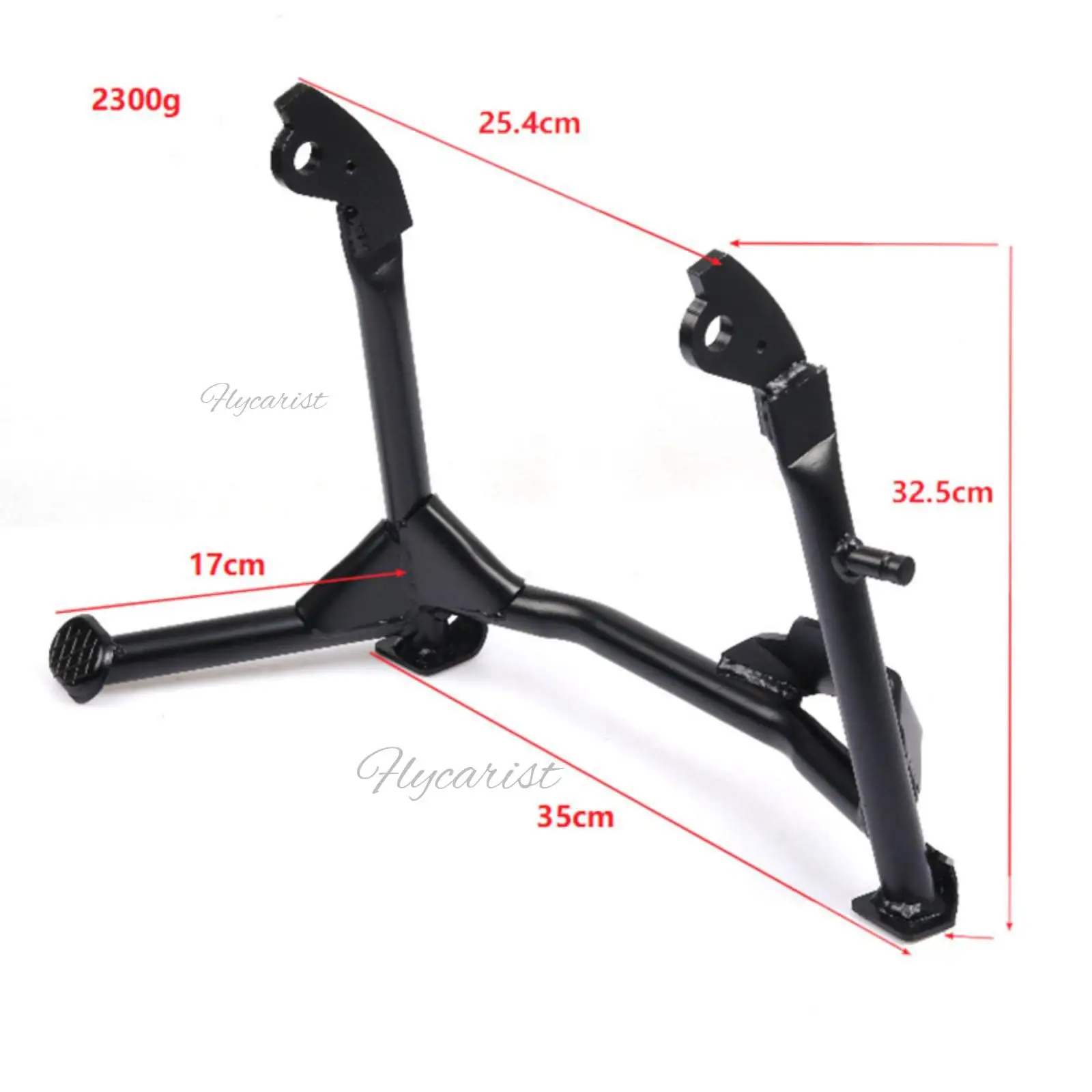 Center Main Stand Bracket For Ducati Multistrada 950 Carbon Steel Black