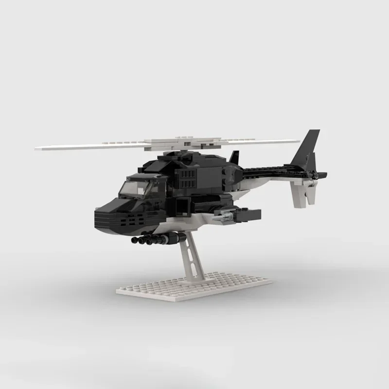 Seria wojskowa YcMoc klocki operacja specjalna helikopter Mini Airwolf Model technologia cegły DIY samoloty zabawki dla dzieci