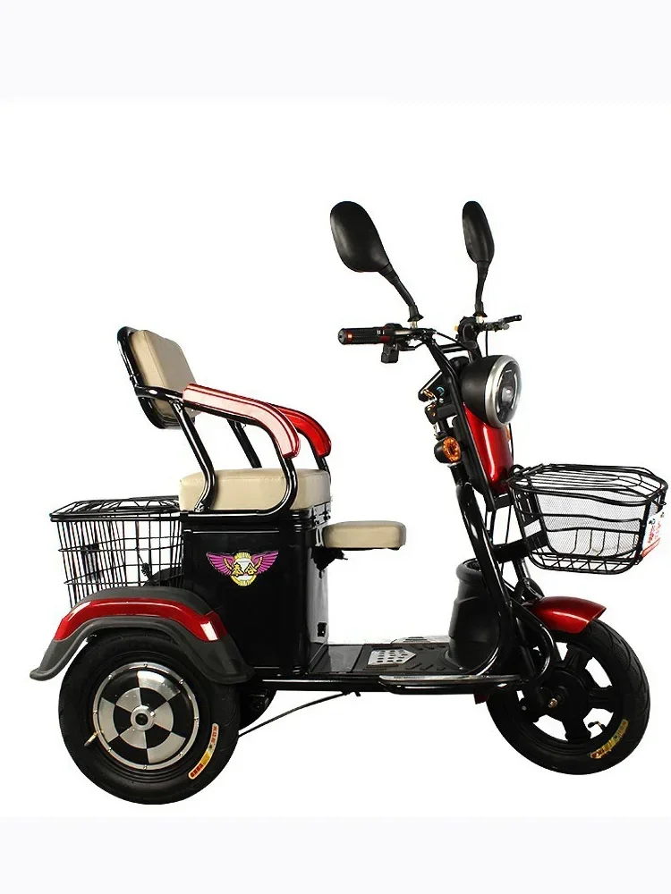 Taihe Electric Tricycle for the Elderly and Disabled, a New Type of Small Leisure Stroller for Home Use, an Electric Vehicle