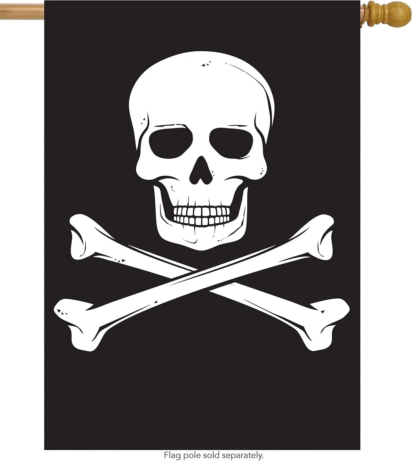 Biker Pirate Jolly Roger Skull House Flag 28
