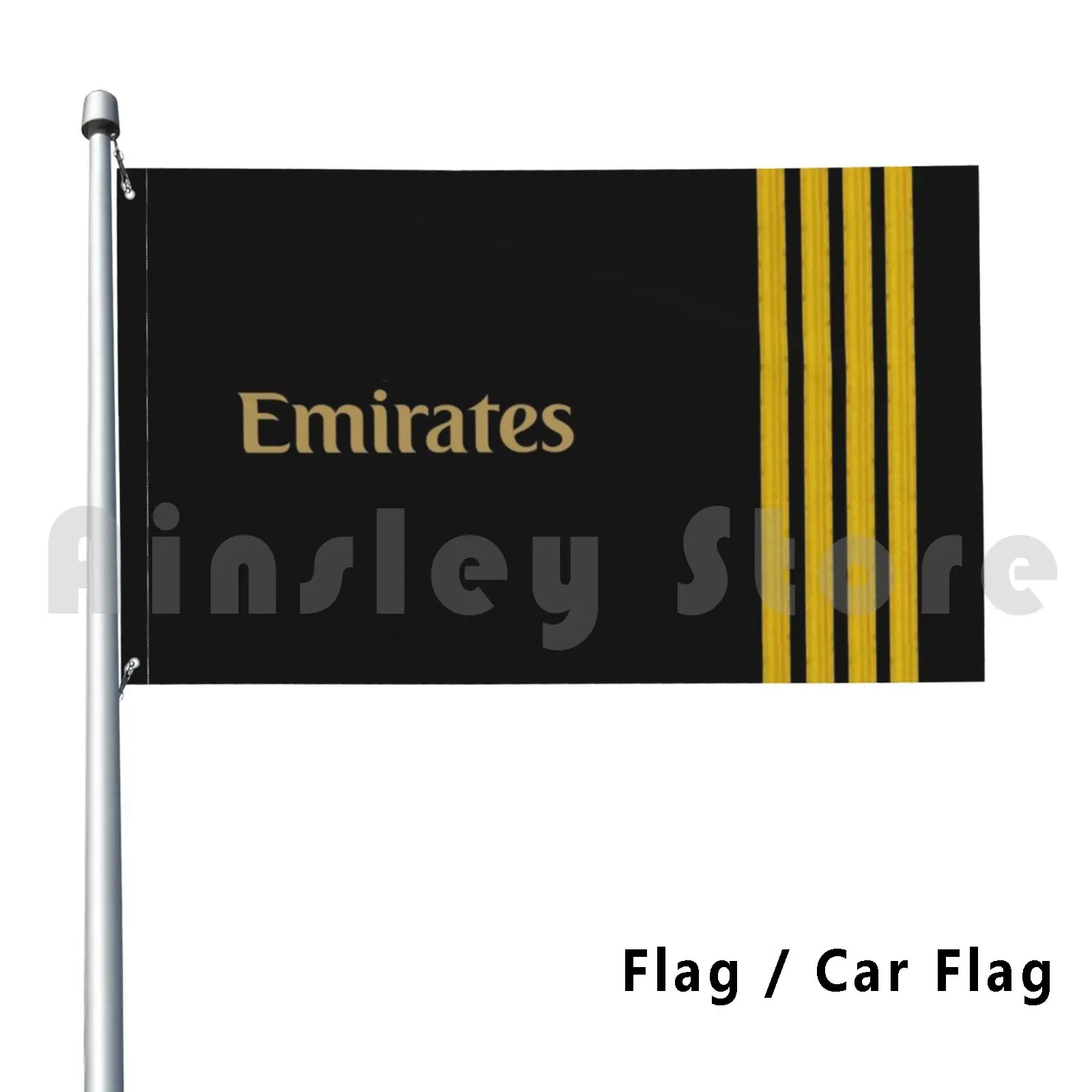 Emirates Epaulettes Outdoor Decor Flag Car Flag Epaulettes Pilot Emirates Captain Aviation Plane Airplane Boeing