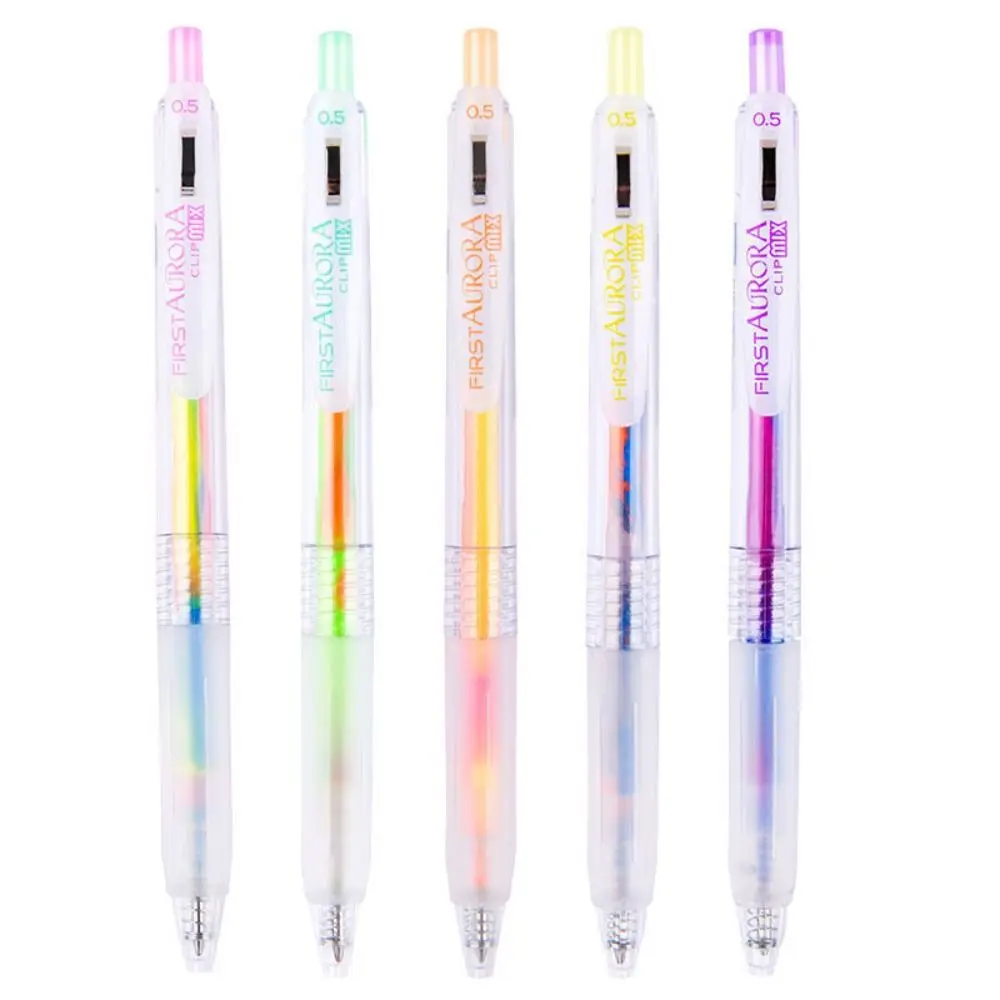 

Office Supplies Colourful Album Scrapbooking Rainbow Neutral Pen Keypoints Marker Writing Drawing Pen Press Gradient Gel Pen