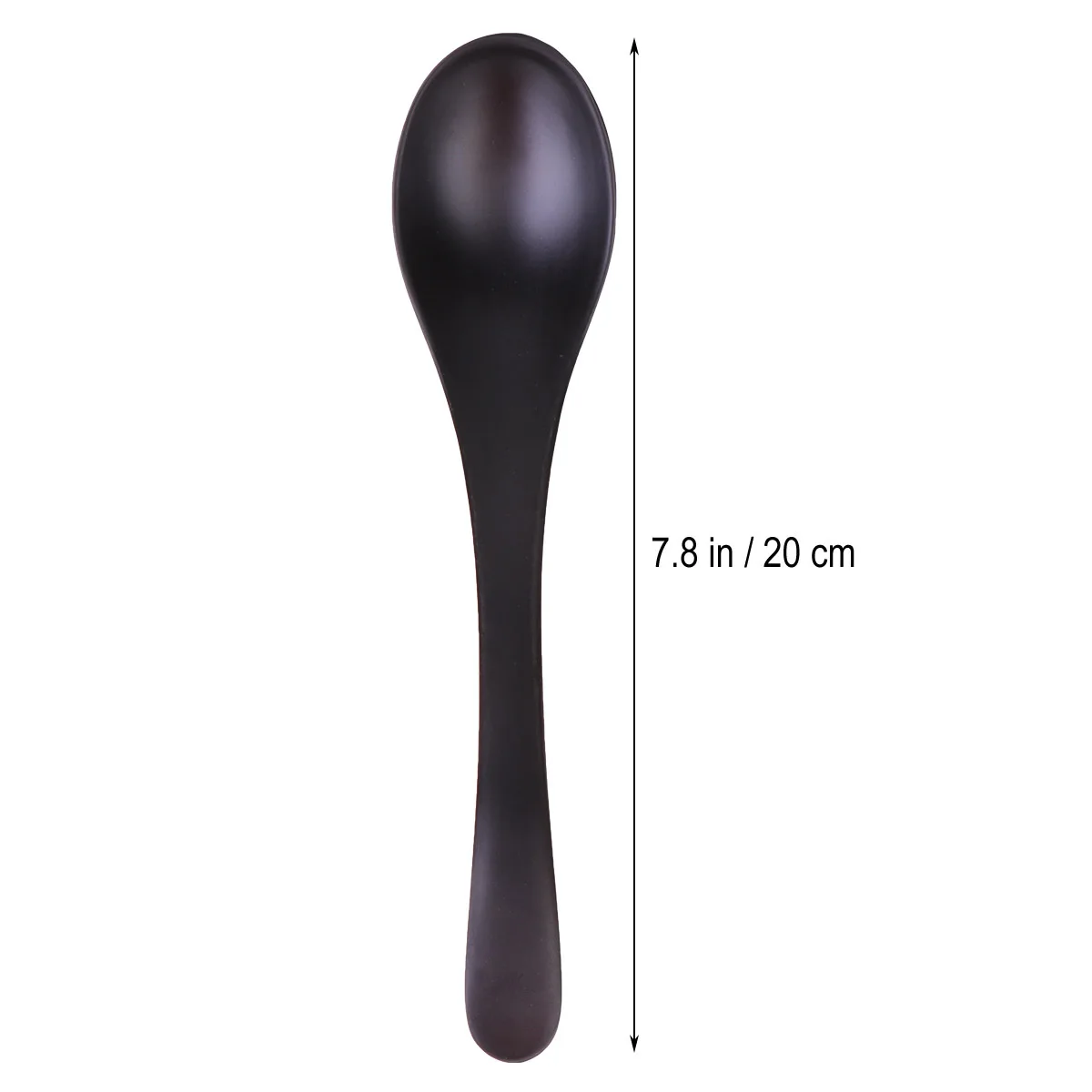 

6Pcs Black Matte Soup Spoons Ecofriendly Stylish for Special Occasions and Daily Use Spoon Soup Spoon Tableware